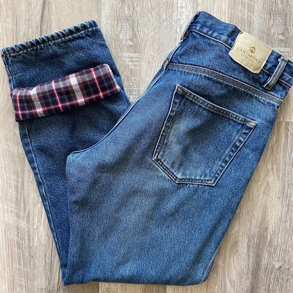 📦SOLD📦 Vintage Broke in Lanesboro Fully Lined Flannel Jeans - Picture 11 of 12